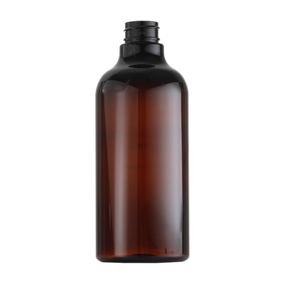পাইকারি নতুন প্রসাধনী ব্রাউন 500ml প্লাস্টিক পোষা শাওয়ার জেল শ্যাম্পু বোতল