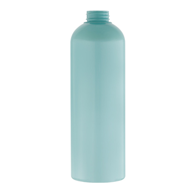 সায়ান চকচকে 700ml কসমেটিক প্যাকেজিং বোতল মুখের আকার 32mm